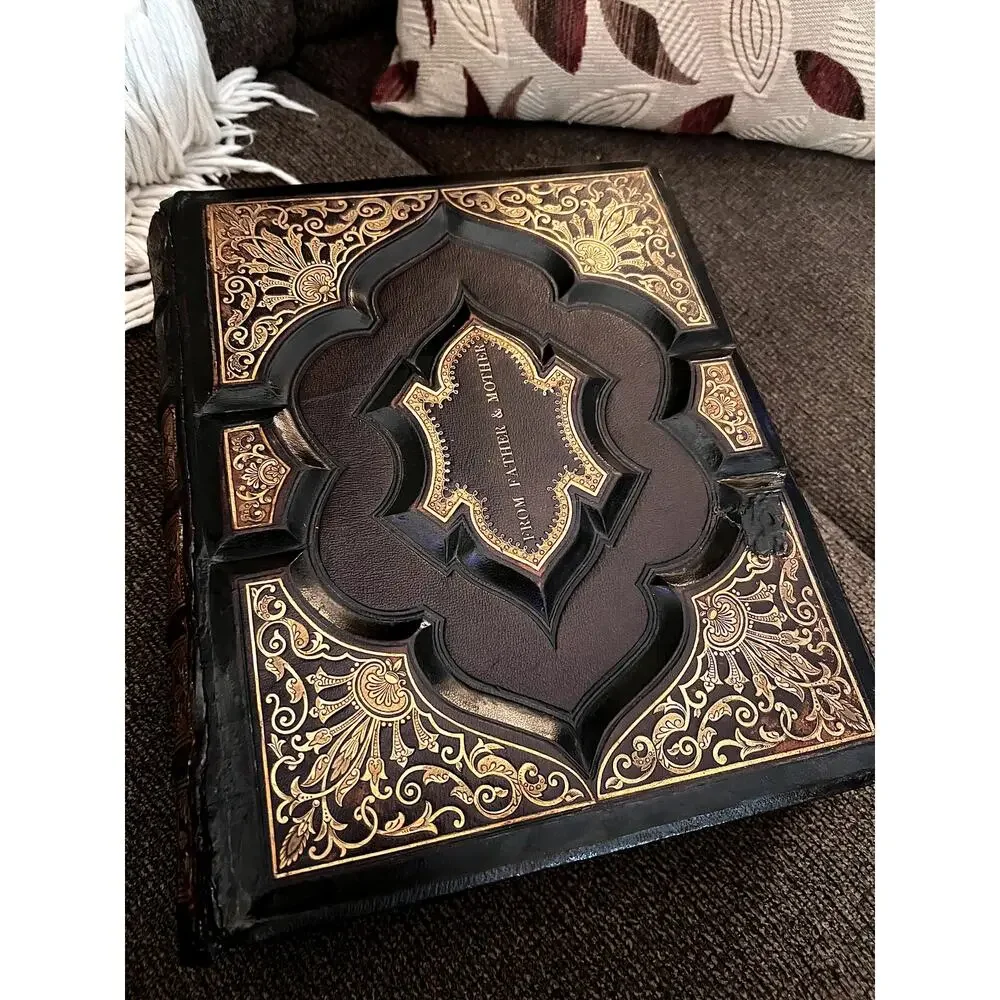 Antique Family Bible with Apocrypha - 1872